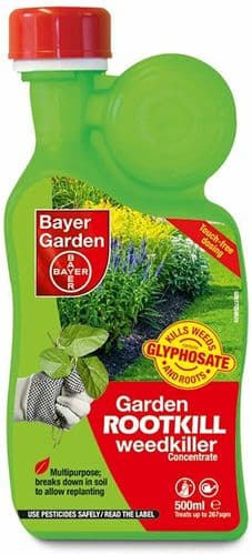 Bayer Garden Rootkill Weedkiller Concentrate Liquid Glyphosate (1L)